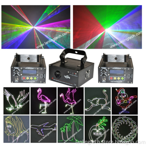 RGB Full Laser Light Show System SD Card LS888RGB